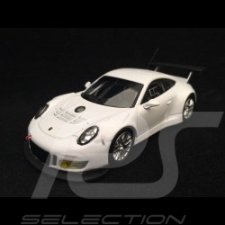 Porsche 911 GT3 R type 991 white presentation Ready to race 1/43 Ixo GTM120