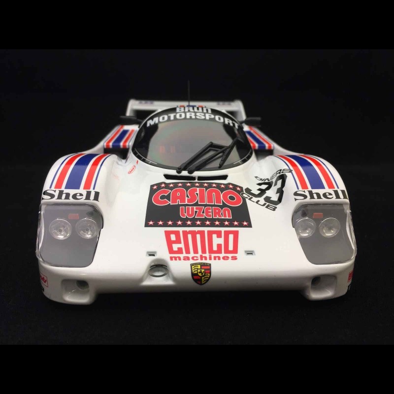 Porsche 956 K 1000 km Spa 1983 n° 33 Brun Racing 1/18 Minichamps