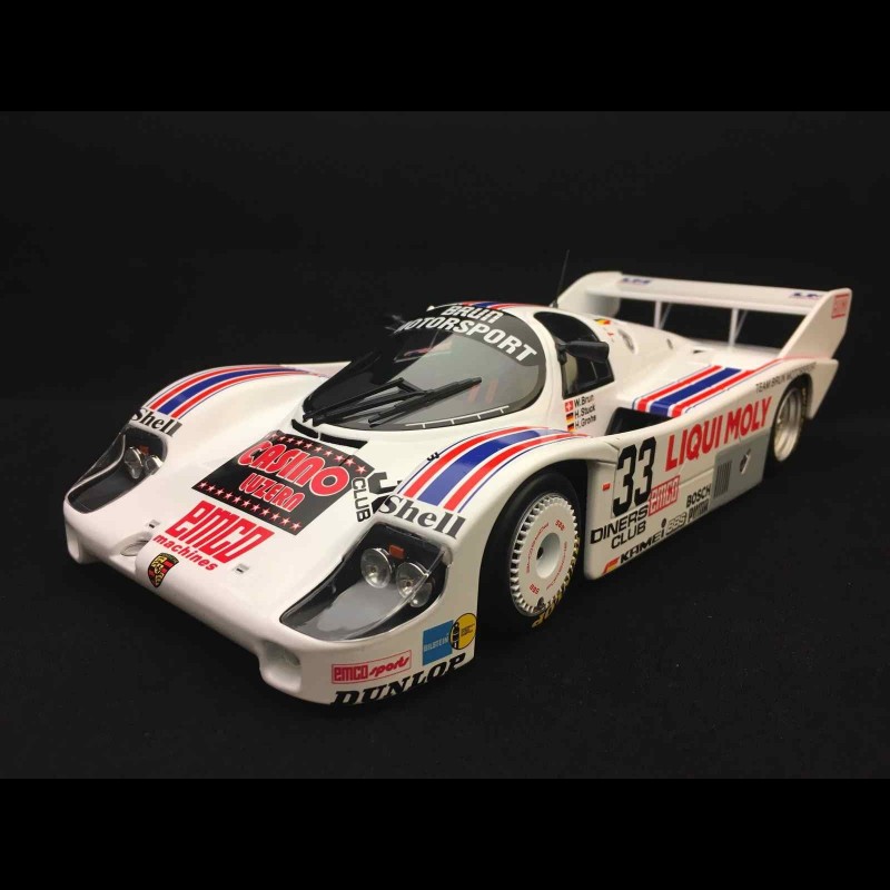 Porsche 956 K 1000 km Spa 1983 n° 33 Brun Racing 1/18 Minichamps