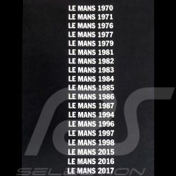 T-shirt Porsche 919 Hattrick Le Mans 2015 2016 2017 schwarz Porsche Design WAP181 - Herren