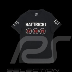 T-shirt Porsche 919 Hattrick Le Mans 2015 2016 2017 black Porsche Design WAP181 - unisex