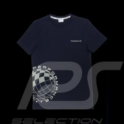 Porsche T-shirt Performance  dunkelblau Porsche Design WAP915 - Herren