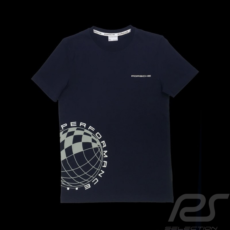 T-shirt Porsche Performance Porsche Design WAP915 - homme men herren bleu foncé dark blue dunkelblau