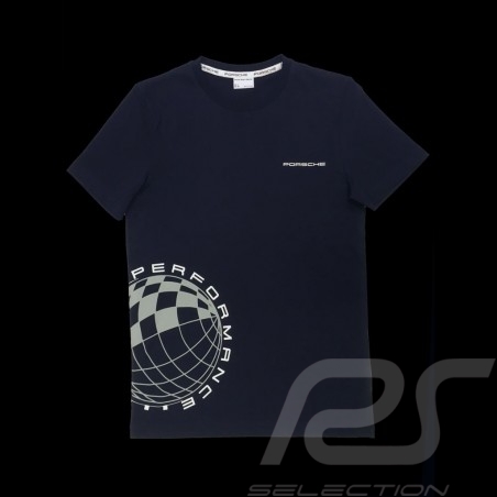 Porsche T-shirt Performance  dunkelblau Porsche Design WAP915 - Herren
