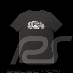T-shirt 918 Spyder V-neck grey Porsche Design WAP911