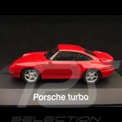 Porsche 911 Turbo 1995 type 993 1/43 Schuco 04111 rouge indien indian red indischrot