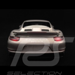 Porsche 911 Turbo S typ 991 mark II 2016 silber grau 1/18 Minichamps 113067126