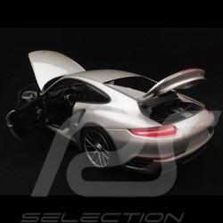 Porsche 911 Turbo S typ 991 mark II 2016 silber grau 1/18 Minichamps 113067126