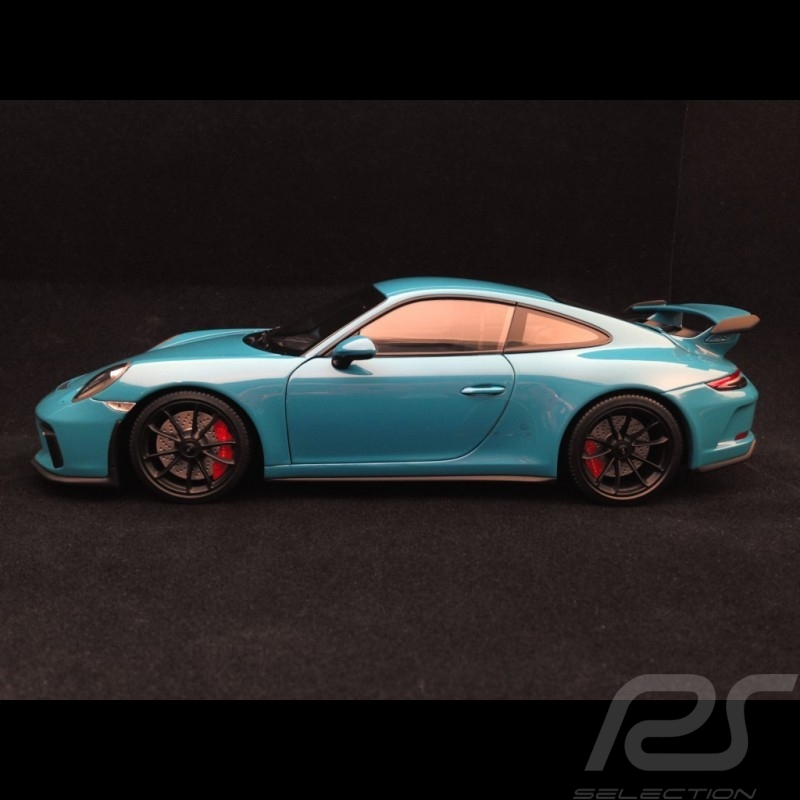 Porsche 911 GT3 type 991 phase II 2017 1/18 Minichamps 113067029 bleu miami miami blue miami blau
