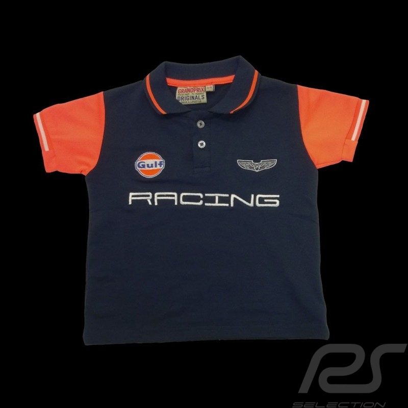 Gulf Racing Sport Polo-shirt marineblau - Kinder