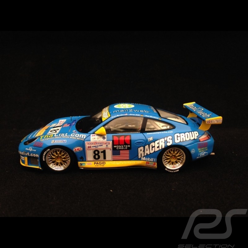 Porsche 911 type 996 Winner Le Mans 2002 n° 81 Racers Group 1/43 Spark S5517