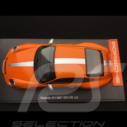 Porsche 911 GT3 RS 4.0 typ 997 mark II orange 1/18 Autoart 78148