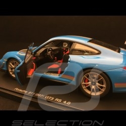 Porsche 911 GT3 RS 4.0 type 997 mark II 2012 Mexico blue 1/18 Autoart 78145