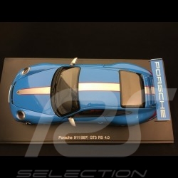 Porsche 911 GT3 RS 4.0 type 997 phase II 2012 1/18 Autoart 78145 bleu Mexico blue blau