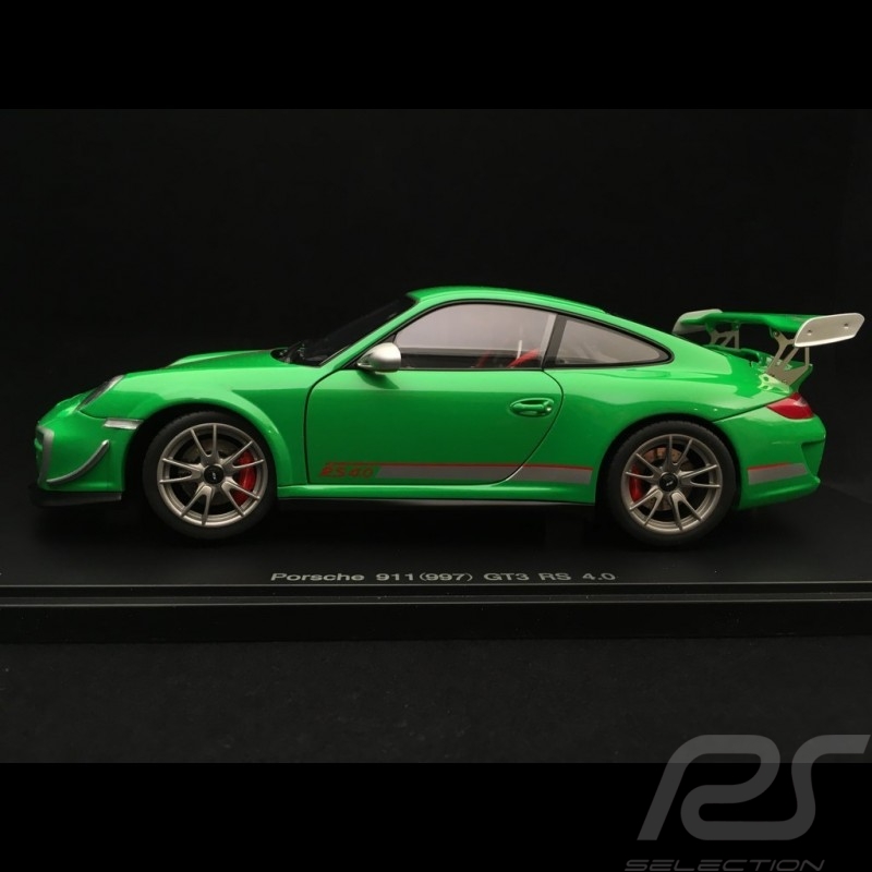 Porsche 911 GT3 RS 4.0 typ 997 mark II vipergrün 1/18 Autoart 78149