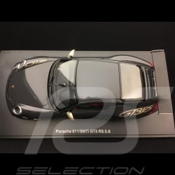 Porsche 911 GT3 RS type 997 Mk 2 2010 grey / gold stripes 1/18 Autoart 78142