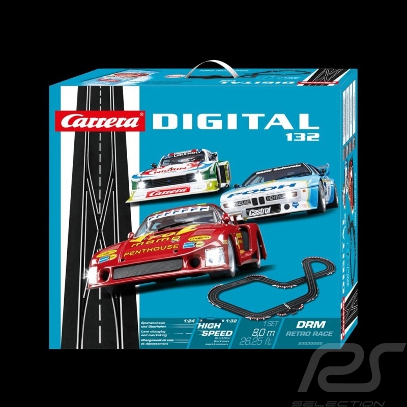 Bahnset Carrera Digital Porsche 935 / M1 / Capri DRM Retro Race 1/32 Carrera 20030002