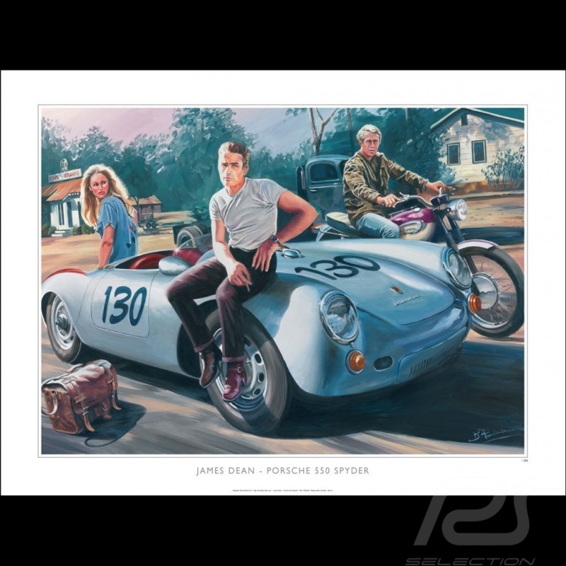 Porsche 917 K Martini Racing 1971 reproduction d'un dessin original de Sébastien Sauvadet
