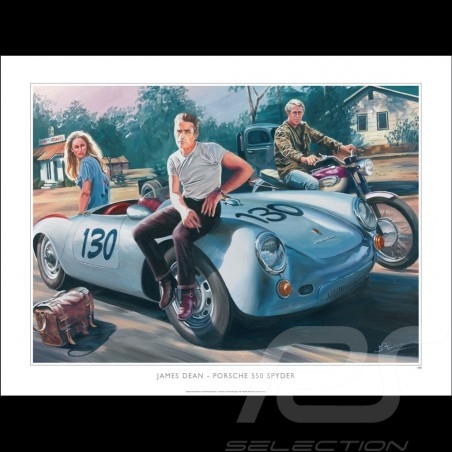 Porsche 917 K Martini Racing 1971 reproduction d'un dessin original de Sébastien Sauvadet
