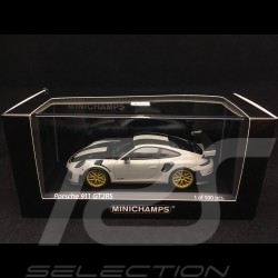 Porsche 911 GT2 RS typ 991 mark II Weissach kreide grau / kohlenstoff 1/43 Minichamps 410067220