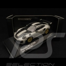 Porsche 911 GT2 RS typ 991 mark II Weissach kreide grau / kohlenstoff 1/43 Minichamps 410067220