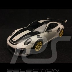 Porsche 911 GT2 RS typ 991 mark II Weissach kreide grau / kohlenstoff 1/43 Minichamps 410067220