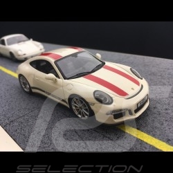 Set Porsche 911 R 1967 - 2017 Monza revisited 1/43 Spark SP191 blanc / rouge white / red weiß / rot