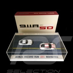 Set Porsche 911 R 1967 - 2017 Monza revisited 1/43 Spark SP191 blanc / rouge white / red weiß / rot