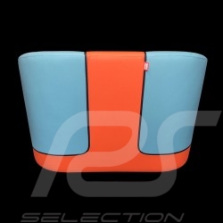 Fauteuil 2 places cabriolet Racing Inside n° 20 bleu Racing team / orange tub chair tubstuhl 