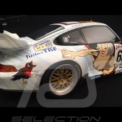 Porsche 911 type 993 GT2 Le Mans 1998 n° 68 Wolinski nackte frau 1/18 GT Spirit GT729