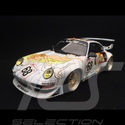 Porsche 911 type 993 GT2 Le Mans 1998 n° 68 Wolinski naked girl 1/18 GT Spirit GT729