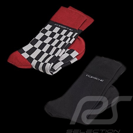Porsche Socks 2 pairs grey red black Porsche WAP423 / WAP424 - Unisex