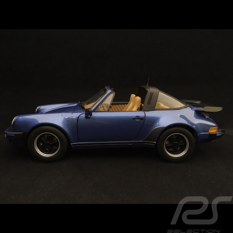 Porsche 911 Turbo Targa 1987 blau metallic 1/18 Norev 187663