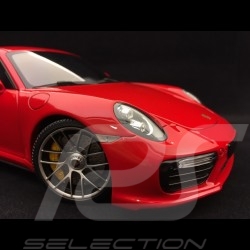 Porsche 911 Turbo S type 991 phase II 2016 1/18 Minichamps 110067122 rouge red rot