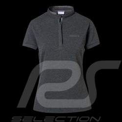 Porsche Polo Shirt Classic Collection Dunkelgraumeliert Porsche Design WAP717K - Damen