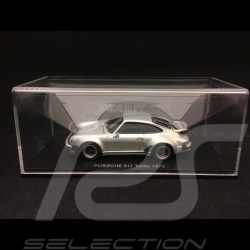 Porsche 911 Turbo 3.0 type 930 1975 silver 1/43 Kyosho 05524S
