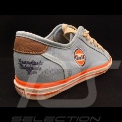 Gulf Sneaker / Basket Schuhe  Converse style Gulfblau - Herren