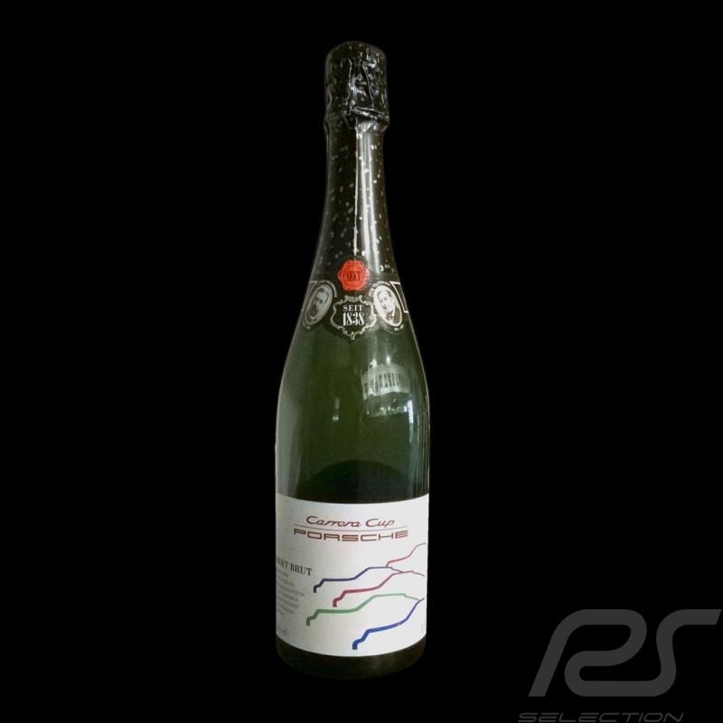 Bouteille de vin Porsche Carrera Cup blanc sec brut pétillant Deutz & Geldermann