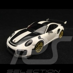 Porsche 911 GT2 RS type 991 2018 Pack Weissach white 1/43 Minichamps 410067222