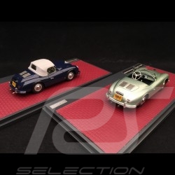 Set Porsche 356 America Roadster 1952 Crystal green / blue 1/43 Matrix MX41607071 MX41607072