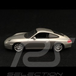 Porsche 911 Carrera 996 mkII 2002 gris argent 1/43 Minichamps WAP02007712