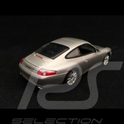 Porsche 911 Carrera 996 mkII 2002 gris argent 1/43 Minichamps WAP02007712