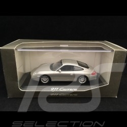 Porsche 911 Carrera 996 mkII 2002 gris argent 1/43 Minichamps WAP02007712