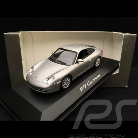Porsche 911 Carrera 996 mkII 2002 gris argent 1/43 Minichamps WAP02007712