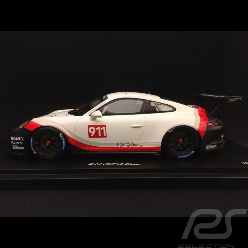 Porsche 911 GT3 Cup type 991 n° 911 Präsentation 2018 1/18 Spark WAX02100040