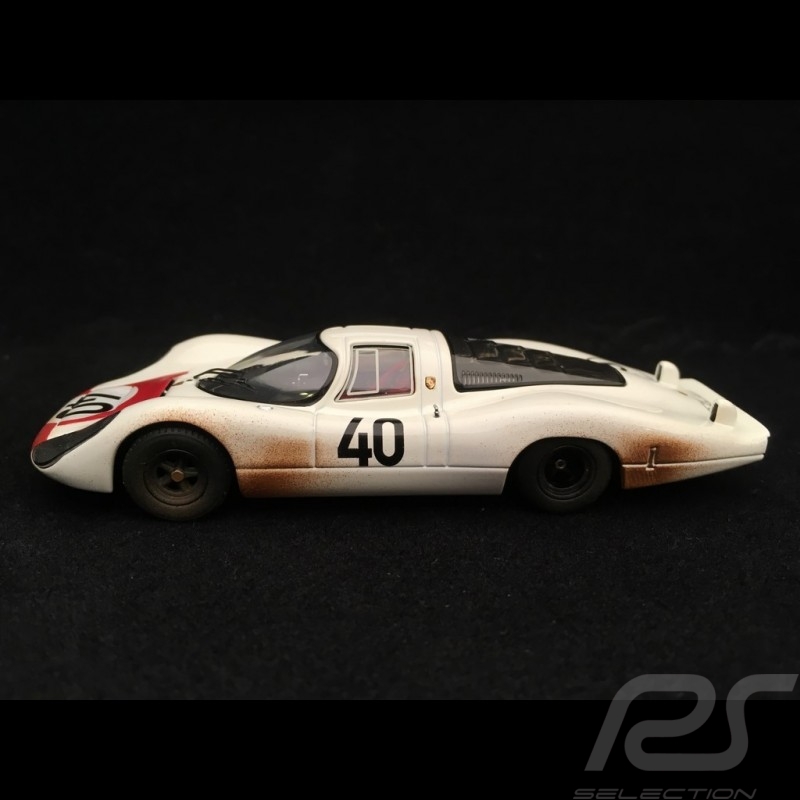 Porsche 907 LH Le Mans 1967 n° 40 Finish line Techno Classica 2010 1/43 Schuco 450362500