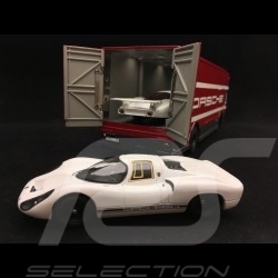 Set  " 70 Years Porsche" Transporter with Porsche 908 short and long tail 1/43 Schuco 450372700