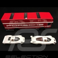 Set  " 70 Jahre Porsche" renntransporter mit Porsche 908KH und LH 1/43 Schuco 450372700