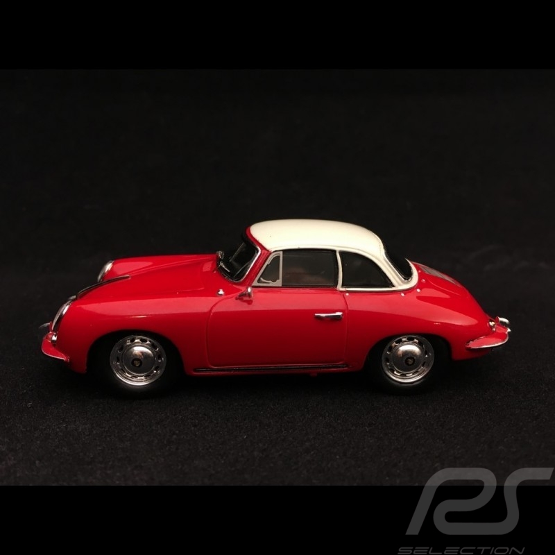 Porsche 356 C Cabrio Hard Top 1963 rouge/ blanc 1/43 Spark S4922