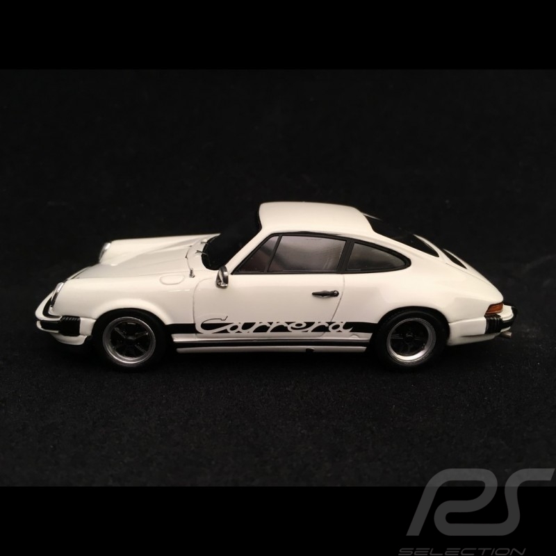 Porsche 911 Carrera 2.7 1974 white / black 1/43 Spark S4997